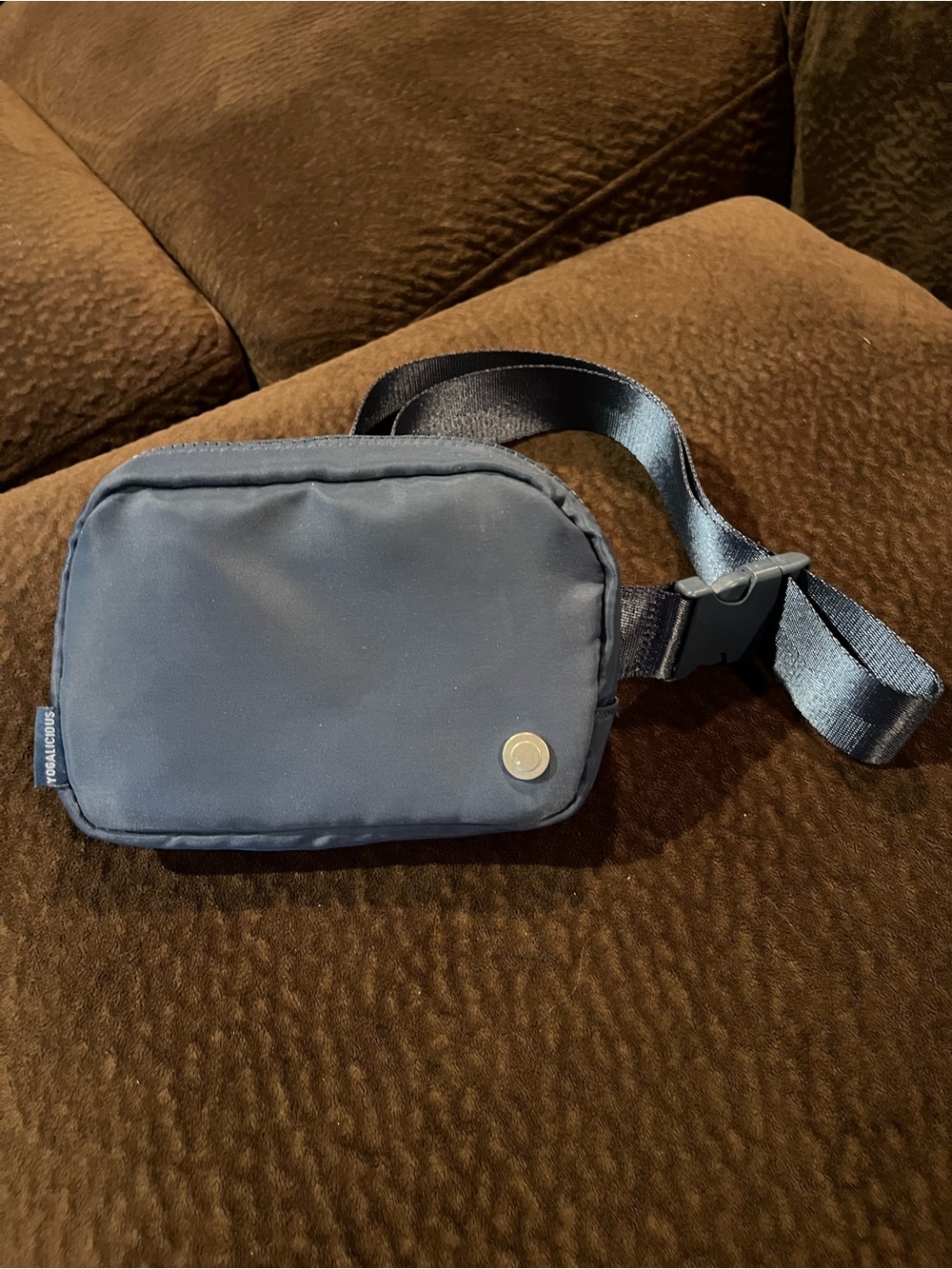 Yogalicious Compact Navy Adjustable Crossbody Bag